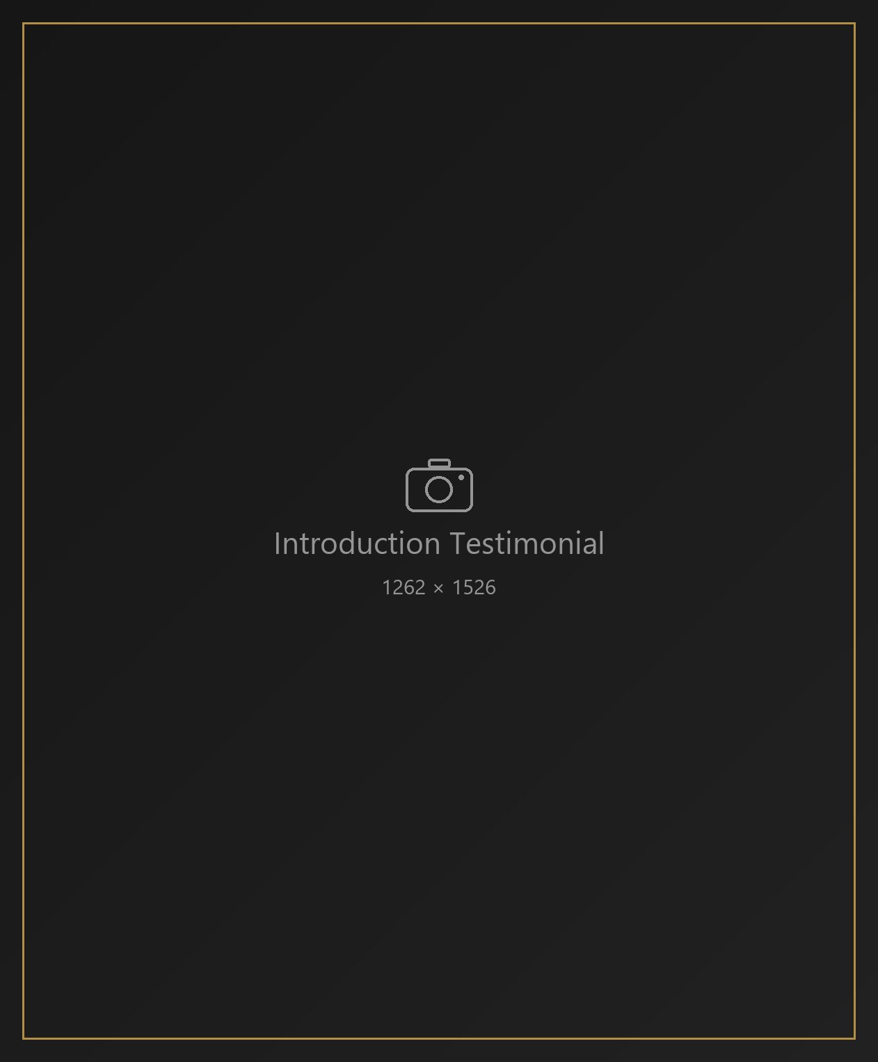 Placeholder portrait from a client shoot